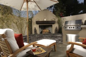 Spring home upgrades often include outdoor living space enhancements.