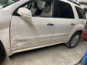 a low-impact car crash resulted in expensive repairs