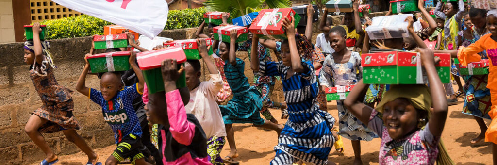 Operation Christmas Child with Bradish Associates, Arlington Heights, IL