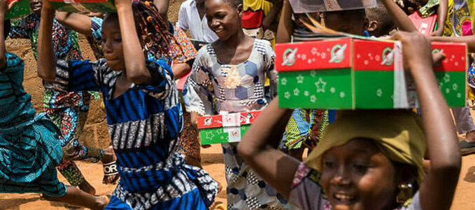 Operation Christmas Child with Bradish Associates, Arlington Heights, IL