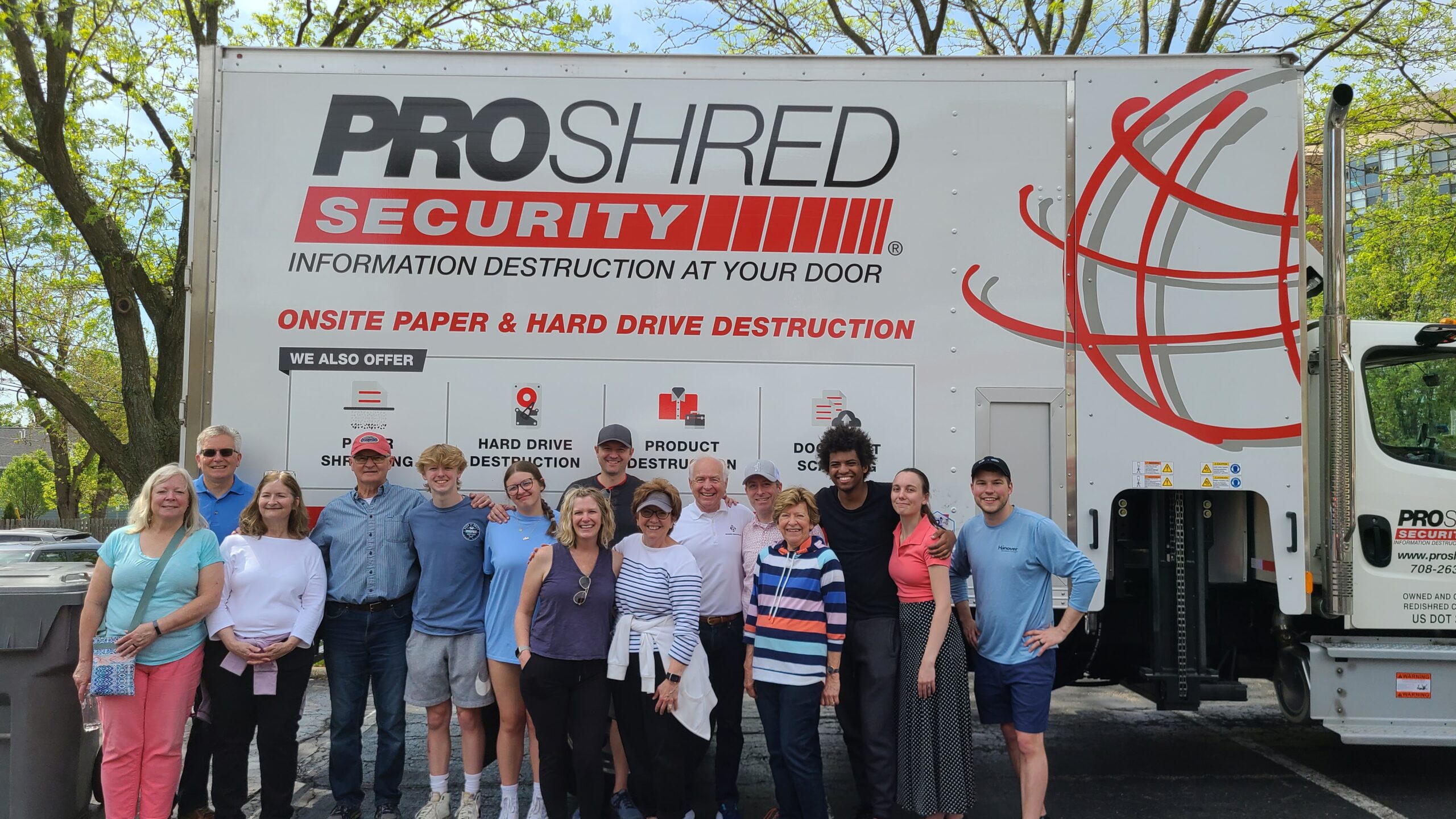 Bradish staff and their family members enjoyed participating in the Bradish Document Shredding Event 2024.